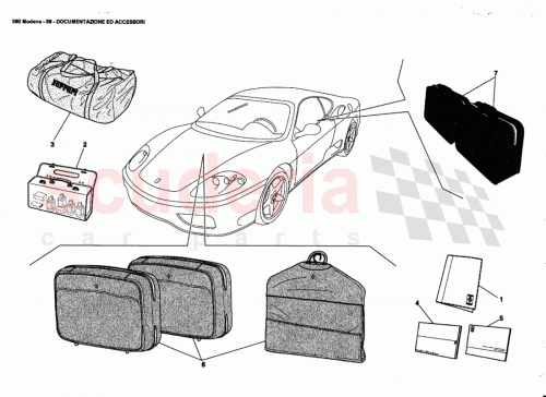 Part Diagram for Ferrari 66504400