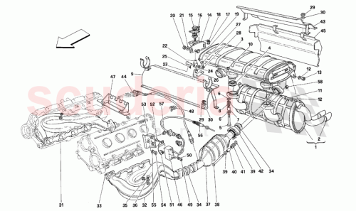 Part Diagram for Ferrari 156547