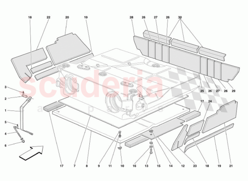 Part Diagram for Ferrari 66717800