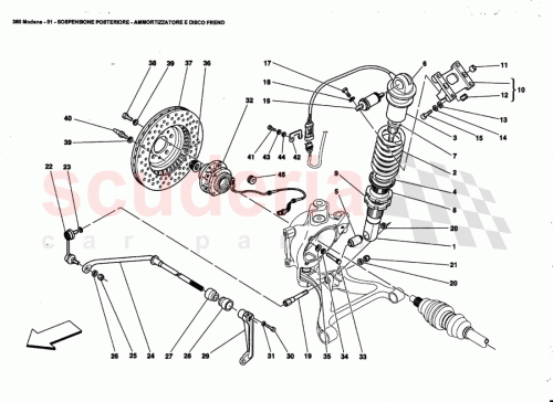 Part Diagram for Ferrari 179070