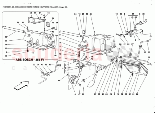 Part Diagram for Ferrari 65265300