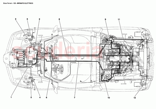 Part Diagram for Ferrari 197601