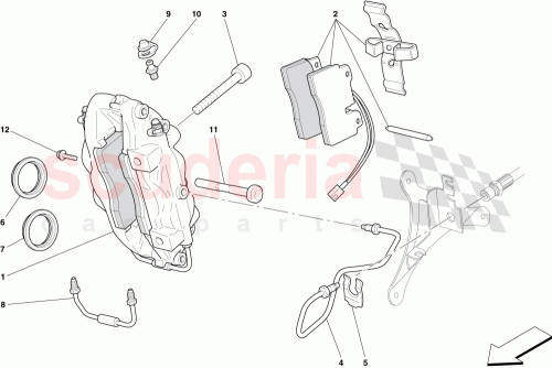 Part Diagram for Ferrari 246103
