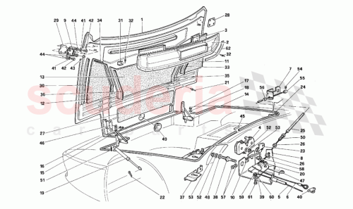 Part Diagram for Ferrari 60609700