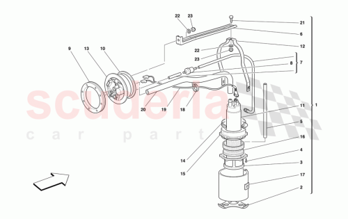 Part Diagram for Ferrari 151661
