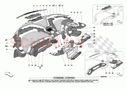 Part Diagram for Ferrari 966983