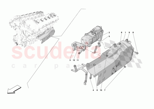 Part Diagram for Ferrari 868507