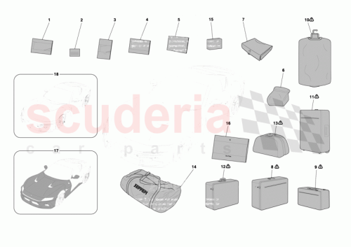 Part Diagram for Ferrari 55040083
