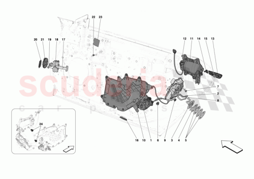 Part Diagram for Ferrari 961655