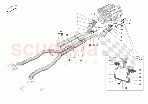 Part Diagram for Ferrari 81290900