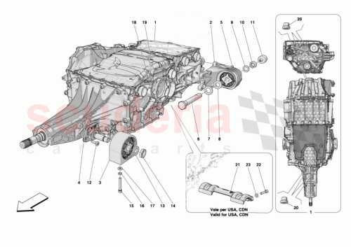 Part Diagram for Ferrari 010519624