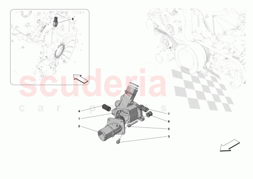 Part Diagram for Ferrari 55057228