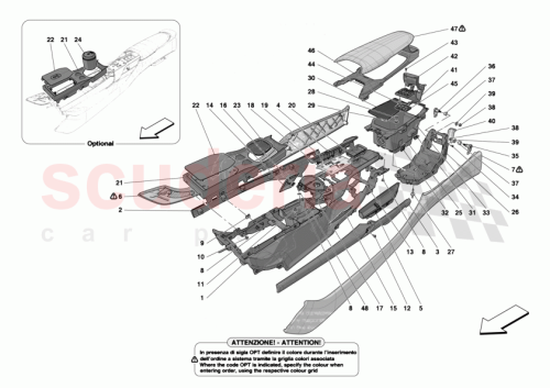 Part Diagram for Ferrari 55034181