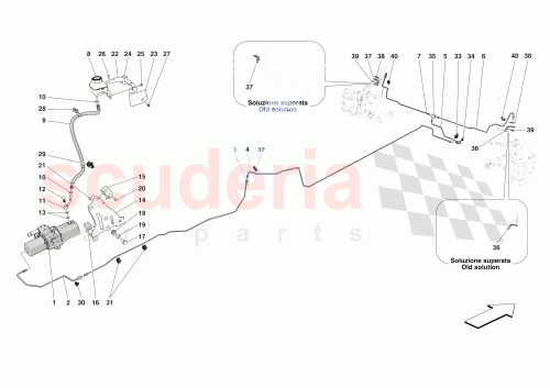 Part Diagram for Ferrari 965937