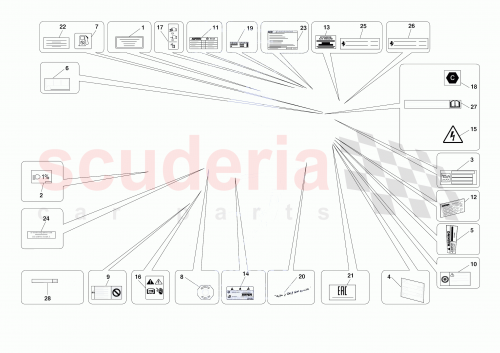 Part Diagram for Ferrari 954010