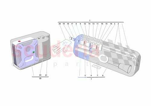 Part Diagram for Ferrari 11323490