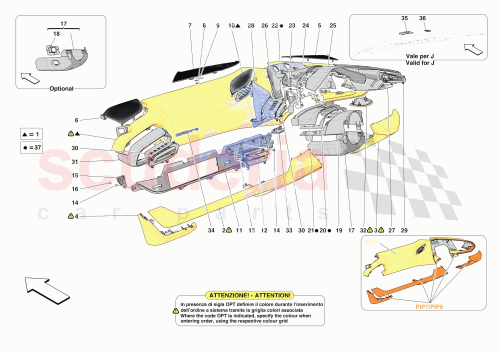 Part Diagram for Ferrari 811941