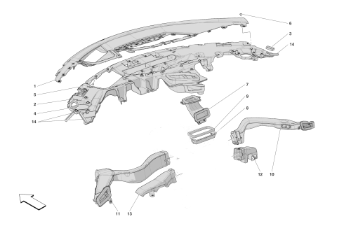 Part Diagram for Ferrari 70007709