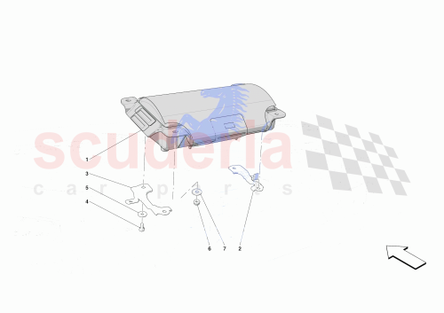 Part Diagram for Ferrari 970285
