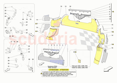 Part Diagram for Ferrari 55017829
