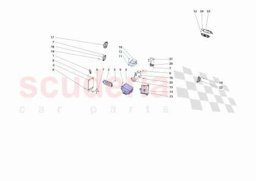 Part Diagram for Ferrari 773542