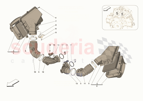 Part Diagram for Ferrari 900191