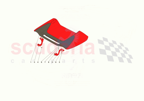 Part Diagram for Ferrari 955113
