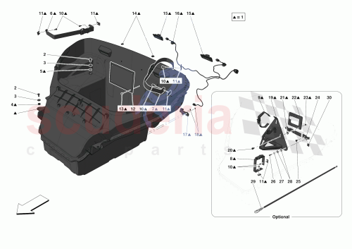 Part Diagram for Ferrari 070006358