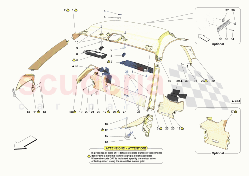 Part Diagram for Ferrari 87347900