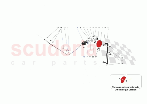 Part Diagram for Ferrari 70006832