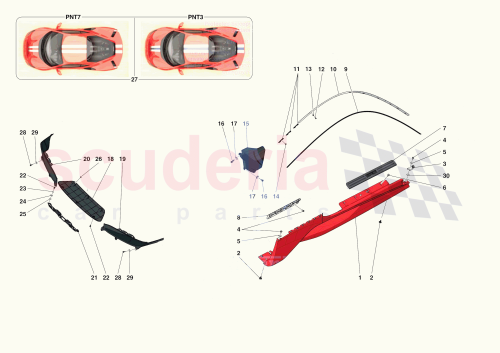 Part Diagram for Ferrari 70006545