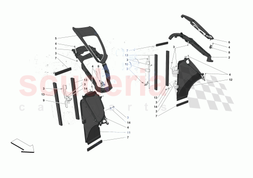 Part Diagram for Ferrari 814804