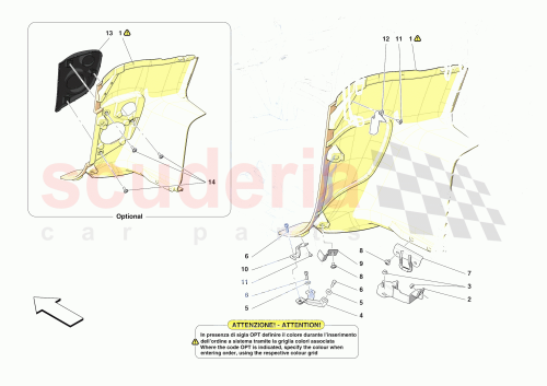 Part Diagram for Ferrari 86887600
