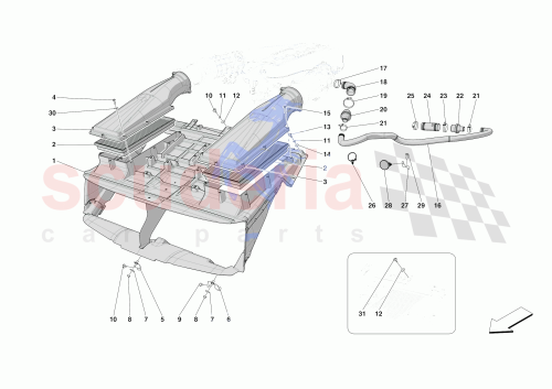 Part Diagram for Ferrari 916868