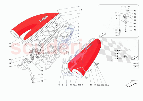 Part Diagram for Ferrari 000899933
