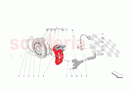 Part Diagram for Ferrari 851786