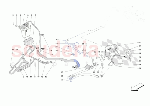 Part Diagram for Ferrari 893739