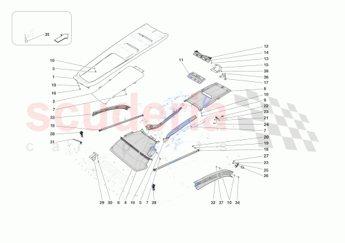 Part Diagram for Ferrari 951073