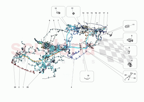 Part Diagram for Ferrari 912994