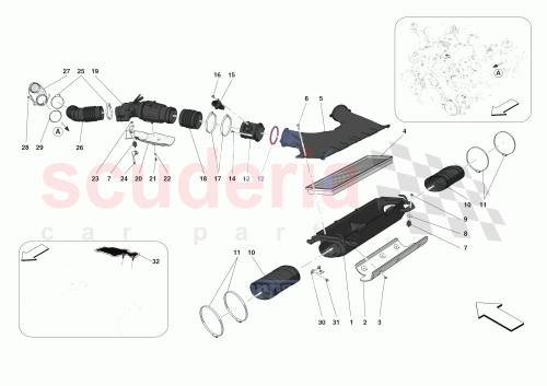 Part Diagram for Ferrari 900714