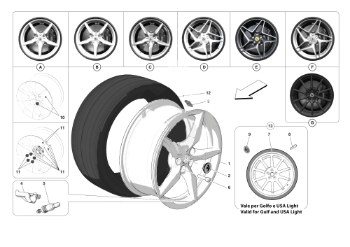 Part Diagram for Ferrari 70006935
