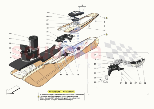 Part Diagram for Ferrari 70006915