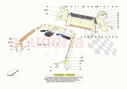 Part Diagram for Ferrari 908650