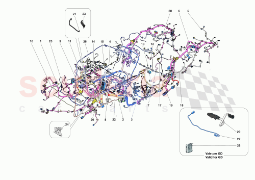 Part Diagram for Ferrari 911742