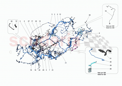 Part Diagram for Ferrari 916635