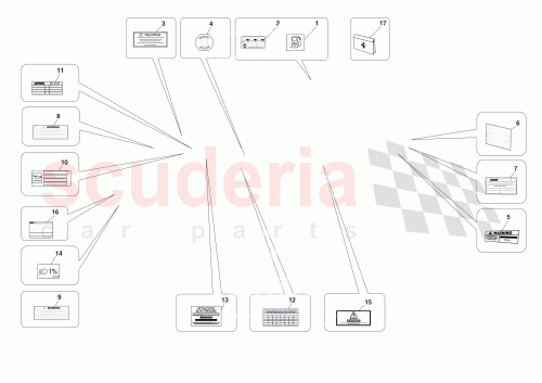 Part Diagram for Ferrari 950533