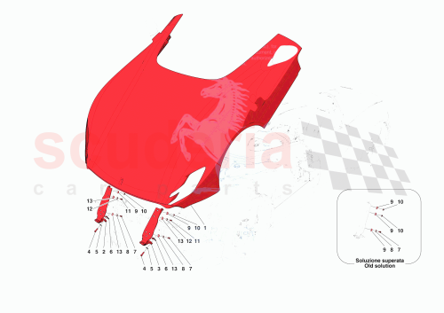 Part Diagram for Ferrari 893650