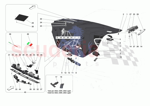 Part Diagram for Ferrari 89296500