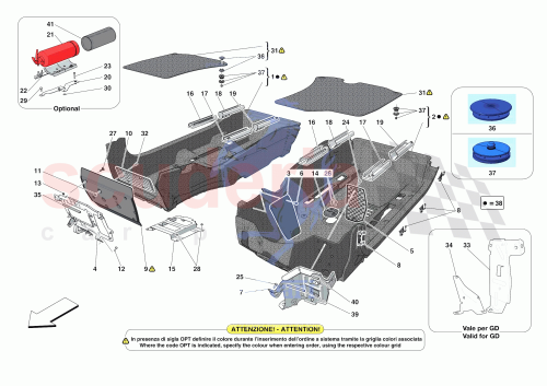 Part Diagram for Ferrari 863363