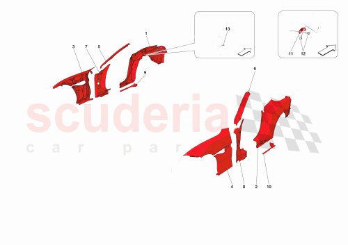 Part Diagram for Ferrari 88750311